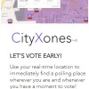 CityXones finds your early voting place wherever you are