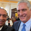 Latino Art Beat President Meets Cuban Leader at U.N. Mission